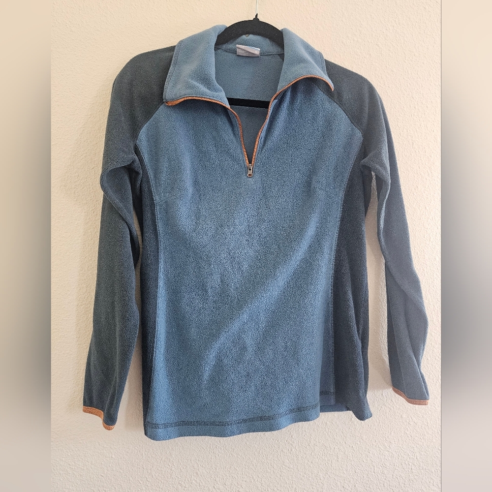 Men's Blue Quarter-Zip Sweater